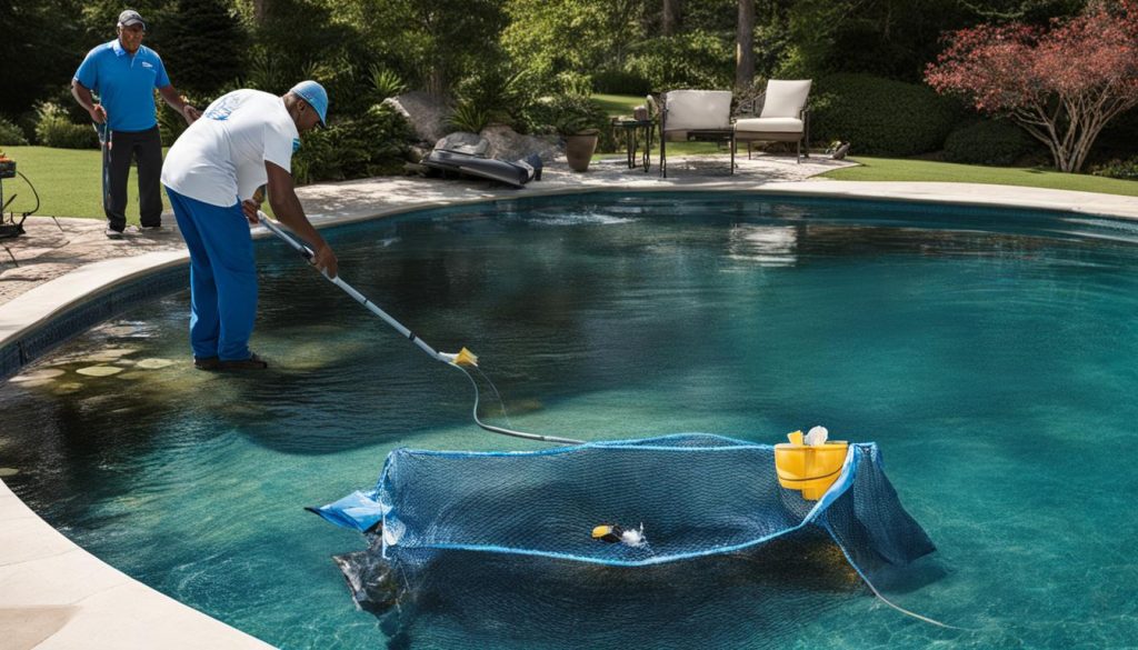 Pool cleaning and maintenance