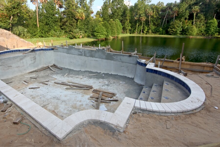 Pool excavation Maple
