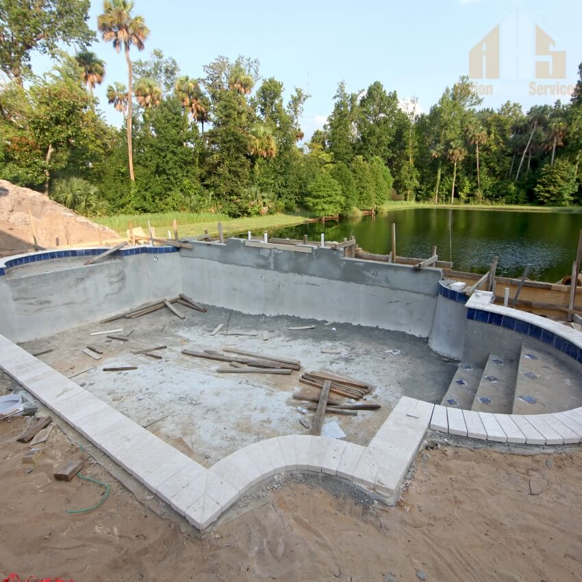 concrete pool excavation