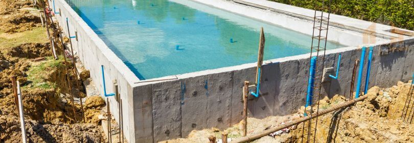 Concrete pool foundation builders