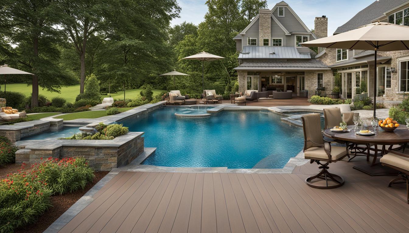 Pool decking